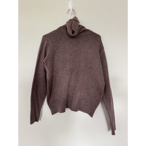 Who What Wear Sweaters - Who What Wear Cozy Mauve Sweater Turtleneck Size M Knit Minimalist